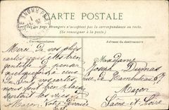 VINTAGE POSTCARD Paris Bois de Boulogne lower Lake the southern point D el' island