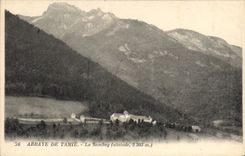 VINTAGE POSTCARD Abbey De Tamie Sambuy