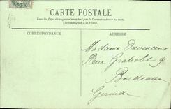 VINTAGE POSTCARD Massive Croisic Rocks of the Large Furnace bridge