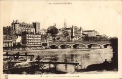 CPA Pau Vue Generale Sur Le Gave