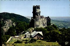 MODERN CARD Auvergne the Castle of Tournoel