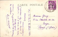 VINTAGE POSTCARD Aix les Bains Rouyale Abbey of Hautecombe