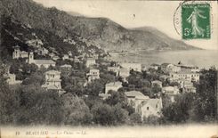 VINTAGE POSTCARD Beauileu Villas