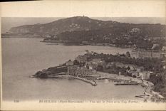 VINTAGE POSTCARD Beaulieu Seen on the Port and the Cape Ferrat