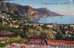 VINTAGE POSTCARD Beaulieu Seen on Sea View