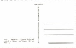 CPM Saintes Tympan du Portail Abbaye aux Dames