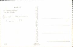 MODERN CARD Rouen the Large Clock