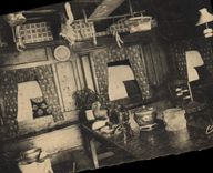 VINTAGE POSTCARD Beautiful French Provinces Auvergne Interior of a farm auvergnate