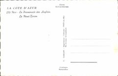 POSTAL MODERNA Niza la caminata del inglés el montaje del boro