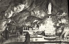 POSTAL MODERNA pesado la cueva milagrosa de la noche