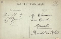 VINTAGE POSTCARD Laon the Old Vault of Templiers