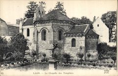 VINTAGE POSTCARD Laon La Chapelle of Templiers