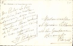 CPA Poitiers Le Temple Saint Jean