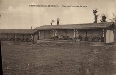 CPA Sanatorium De Seyssuel Une des Galeries de Cure