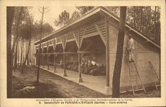VINTAGE POSTCARD Sanatorium of Parigne Cleans external