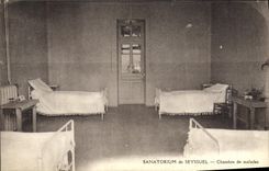 CPA Sanatorium de Seyssuel Chambre de Malades