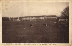 VINTAGE POSTCARD Sanatorium Tronget Draper View Meadows