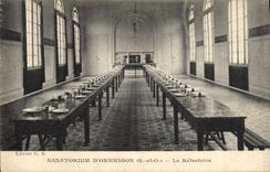 VINTAGE POSTCARD Sanatorium D' Ormesson the Refectory