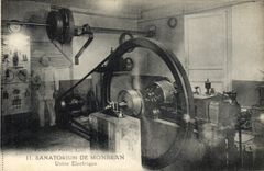 VINTAGE POSTCARD Sanatorium De Monbran Machines Electric