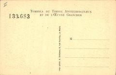 Sanatorio de la POSTAL de la VENDIMIA del sanatorio de Parigne de las mujeres