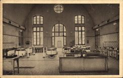 VINTAGE POSTCARD Zuydcoote national Sanatorium Vancauwenberghe kitchen