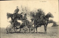 CPA Cheval Equitation Hippisme Saumur Equipage
