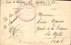 Equipo de Hippisme Saumur de la equitación del caballo de la POSTAL de la VENDIMIA