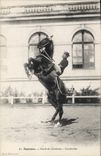 VINTAGE POSTCARD Horse Horsemanship Hippisme Saumur School of Courbettes cavalry