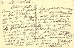 CPA Bateau Marseille Quai de la Joliette Courriers d'Algerie 