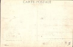 VINTAGE POSTCARD Bateau Sidi Brahim by heavy sea in the gulf of Lion Wireless telegraphy has edge