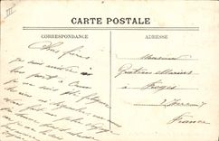 VINTAGE POSTCARD Boat Co Gle of Maritime transport Sidi Brahim by heavy sea