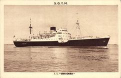 CPA Bateau SGTM SS Sidi Okba 