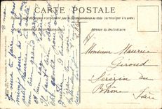 POSTAL Militaria de la VENDIMIA Machine-gun