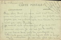 VINTAGE POSTCARD Militaria Bateau In Balkans splits the unloading of the troops of It