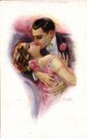 CPA Fantaisie Illustrateur Femme