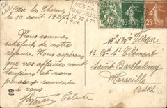 VINTAGE POSTCARD Standard Pyrenees Folklore of mountain Ass Mule