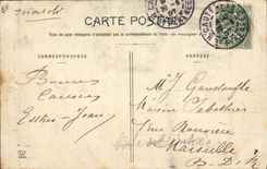 VINTAGE POSTCARD Standard Folklore of mountain dweller on his ass Mule TOP