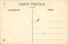 Folklore de la POSTAL de la VENDIMIA la mujer de Pyrenees que va a la mula del asno del mercado