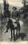 CPA Folklore Pyrenees Un vieux montagnard 