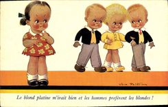 CPA Fantaisie Illustrateur Enfants