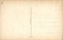 VINTAGE POSTCARD Fantasy Illustrator Man Dog