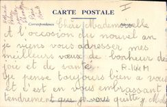 CPA Fantaisie Illustrateur Bonne annee