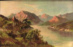 CPA Fantaisie Illustrateur Paysage 