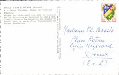 VINTAGE POSTCARD Abbey of Hautecombe Marie Christine Statue of Giovanni Albertoni