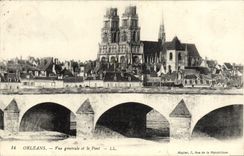 CPA Orleans Vue Generale et le Pont