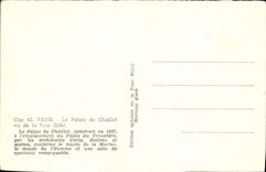 CPM Paris Le Palais de Chaillot vu de la Tour Eiffel