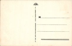 POSTAL Estrasburgo de la VENDIMIA vista hacia la universidad tomada del paladar del Rin