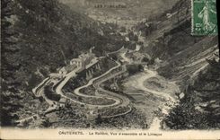 VINTAGE POSTCARD Cauterets the Overall picture raillere and Limacom