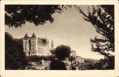 POSTAL Pau de la VENDIMIA la vista de Enrique IV del castillo del parque