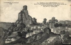 VINTAGE POSTCARD the castle of Leotoing
